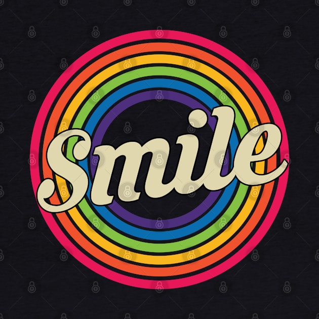 Smile  - Retro Rainbow Style by MaydenArt